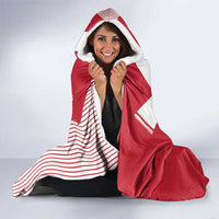 Danmark 2024 Football Hooded Blanket We are Red We are White We are Danish Dynamite