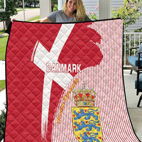Danmark 2024 Football Quilt We are Red We are White We are Danish Dynamite - Wonder Print Shop