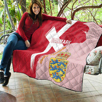Danmark 2024 Football Quilt We are Red We are White We are Danish Dynamite - Wonder Print Shop