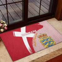 Danmark 2024 Football Rubber Doormat We are Red We are White We are Danish Dynamite - Wonder Print Shop