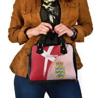 Danmark 2024 Football Shoulder Handbag We are Red We are White We are Danish Dynamite
