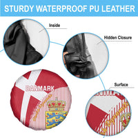 Danmark 2024 Football Spare Tire Cover We are Red We are White We are Danish Dynamite - Wonder Print Shop