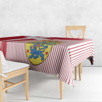 Danmark 2024 Football Tablecloth We are Red We are White We are Danish Dynamite - Wonder Print Shop