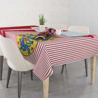 Danmark 2024 Football Tablecloth We are Red We are White We are Danish Dynamite - Wonder Print Shop