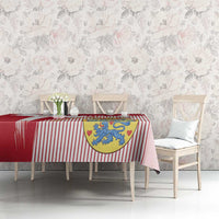 Danmark 2024 Football Tablecloth We are Red We are White We are Danish Dynamite - Wonder Print Shop