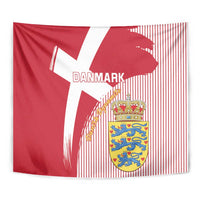 Danmark 2024 Football Tapestry We are Red We are White We are Danish Dynamite - Wonder Print Shop
