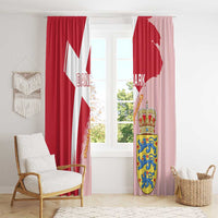 Danmark 2024 Football Window Curtain We are Red We are White We are Danish Dynamite - Wonder Print Shop