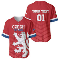 Custom Czech Republic 2024 Football Baseball Jersey Jeden Tym Jeden Cil Czechia - Wonder Print Shop