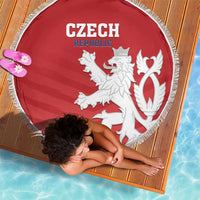 Czech Republic 2024 Football Beach Blanket Jeden Tym Jeden Cil Czechia - Wonder Print Shop