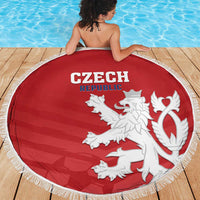 Czech Republic 2024 Football Beach Blanket Jeden Tym Jeden Cil Czechia - Wonder Print Shop