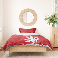 Czech Republic 2024 Football Bedding Set Jeden Tym Jeden Cil Czechia - Wonder Print Shop
