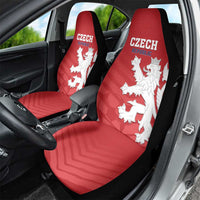 Czech Republic 2024 Football Car Seat Cover Jeden Tym Jeden Cil Czechia - Wonder Print Shop