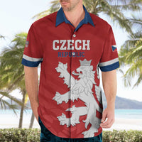 Custom Czech Republic 2024 Football Hawaiian Shirt Jeden Tym Jeden Cil Czechia - Wonder Print Shop