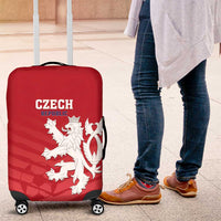 Czech Republic 2024 Football Luggage Cover Jeden Tym Jeden Cil Czechia - Wonder Print Shop