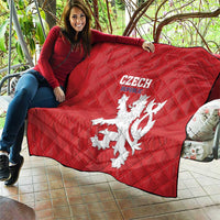 Czech Republic 2024 Football Quilt Jeden Tym Jeden Cil Czechia - Wonder Print Shop
