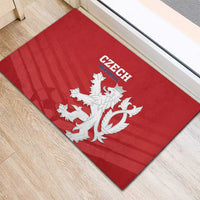 Czech Republic 2024 Football Rubber Doormat Jeden Tym Jeden Cil Czechia - Wonder Print Shop