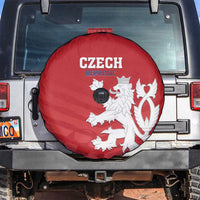 Czech Republic 2024 Football Spare Tire Cover Jeden Tym Jeden Cil Czechia - Wonder Print Shop