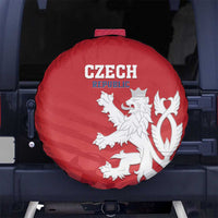 Czech Republic 2024 Football Spare Tire Cover Jeden Tym Jeden Cil Czechia - Wonder Print Shop