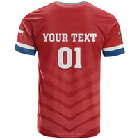 Custom Czech Republic 2024 Football T Shirt Jeden Tym Jeden Cil Czechia - Wonder Print Shop