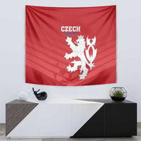 Czech Republic 2024 Football Tapestry Jeden Tym Jeden Cil Czechia - Wonder Print Shop