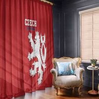Czech Republic 2024 Football Window Curtain Jeden Tym Jeden Cil Czechia - Wonder Print Shop