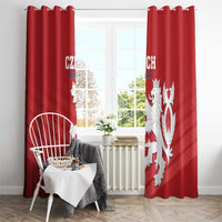 Czech Republic 2024 Football Window Curtain Jeden Tym Jeden Cil Czechia - Wonder Print Shop