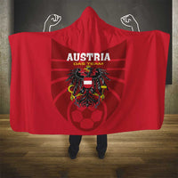 Austria 2024 Football Hooded Blanket Das Team Go Champions