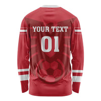 Custom Austria 2024 Football Long Sleeve Shirt Das Team Go Champions - Wonder Print Shop