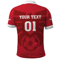 Custom Austria 2024 Football Polo Shirt Das Team Go Champions - Wonder Print Shop