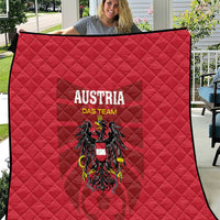 Austria 2024 Football Quilt Das Team Go Champions - Wonder Print Shop