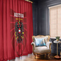 Austria 2024 Football Window Curtain Das Team Go Champions - Wonder Print Shop