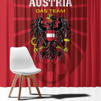 Austria 2024 Football Window Curtain Das Team Go Champions - Wonder Print Shop