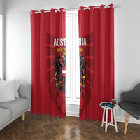 Austria 2024 Football Window Curtain Das Team Go Champions - Wonder Print Shop