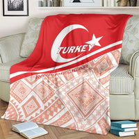 Turkey 2024 Football Blanket Ay Yıldızlılar Biz Bitti Demeden Bitmez