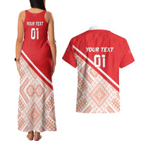 Custom Turkey 2024 Football Couples Matching Tank Maxi Dress and Hawaiian Shirt Ay Yldzllar Biz Bitti Demeden Bitmez - Wonder Print Shop