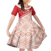 Custom Turkey 2024 Football Family Matching Off The Shoulder Long Sleeve Dress and Hawaiian Shirt Ay Yldzllar Biz Bitti Demeden Bitmez - Wonder Print Shop