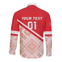 Custom Turkey 2024 Football Long Sleeve Button Shirt Ay Yldzllar Biz Bitti Demeden Bitmez - Wonder Print Shop