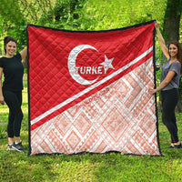 Turkey 2024 Football Quilt Ay Yldzllar Biz Bitti Demeden Bitmez - Wonder Print Shop
