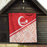 Turkey 2024 Football Quilt Ay Yldzllar Biz Bitti Demeden Bitmez - Wonder Print Shop