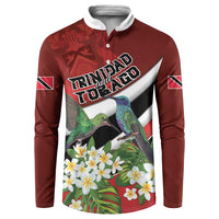 Personalized Trinidad and Tobago Button Sweatshirt Cairi Land of the Humming Bird - Wonder Print Shop