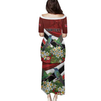 Personalized Trinidad and Tobago Family Matching Puletasi and Hawaiian Shirt Cairi Land of the Humming Bird - Wonder Print Shop