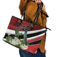 Trinidad and Tobago Leather Tote Bag Cairi Land of the Humming Bird - Wonder Print Shop