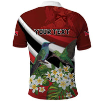 Personalized Trinidad and Tobago Polo Shirt Cairi Land of the Humming Bird - Wonder Print Shop