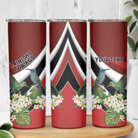 Personalized Trinidad and Tobago Skinny Tumbler Cairi Land of the Humming Bird - Wonder Print Shop