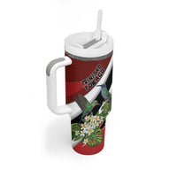 Personalized Trinidad and Tobago Tumbler With Handle Cairi Land of the Humming Bird - Wonder Print Shop