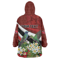 Personalized Trinidad and Tobago Wearable Blanket Hoodie Cairi Land of the Humming Bird - Wonder Print Shop