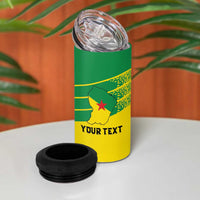 Personalized French Guiana 4 in 1 Can Cooler Tumbler Lagwiyann In My Heart - Wonder Print Shop
