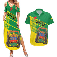 Personalized French Guiana Couples Matching Summer Maxi Dress and Hawaiian Shirt Lagwiyann In My Heart - Wonder Print Shop