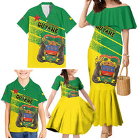 Personalized French Guiana Family Matching Mermaid Dress and Hawaiian Shirt Lagwiyann In My Heart - Wonder Print Shop