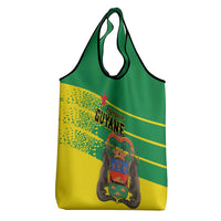 French Guiana Grocery Bag Lagwiyann In My Heart - Wonder Print Shop